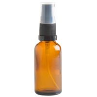 Essentially Natural Amber Glass Bottle with Serum Pump